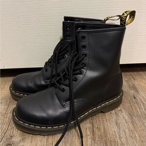 Dr. Martens Black Leather Boots